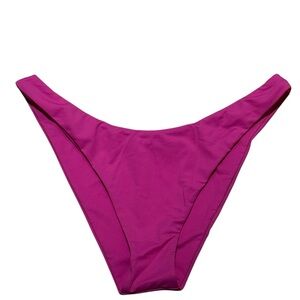 NWT - Héros High-Cut Bikini Bottom in Bright Pink Size Large